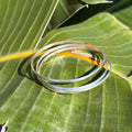 Classic Silver Bangle Stack